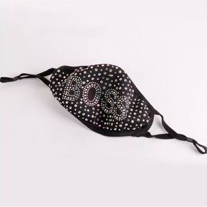 Boss Inscribed Luxury Rhinestone  Fashionable, Washable, Protective Face Masks